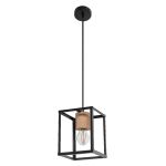 Ledvance Decor Nairobi Acciaio Luce Pendente Nero | Adatto per E27