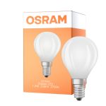 Osram LED Classic LED E14 Pera Filamento Ghiaccio 1.2W 255lm - 827 Bianco Molto Caldo | Sostitutiva 25W
