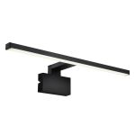 Nordlux Marlee 50 Luce Da Parete Metallo Nero 8.9W 800lm - 940 Bianco Freddo | IP44 - Miglior Resa Cromatica