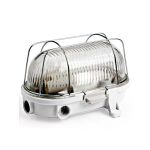 Interlight Bulkhead Bulley Bianca Bakelite max. 25W | 170x125mm - IP54 - Adatto per 1x E27