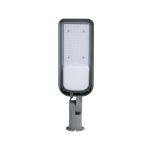 Bright Choice Illuminazione Stradale LED 100W 12000lm 70x140D - 740 Bianco Freddo | IP65 - Sensore Di Luce - Asimmetrico