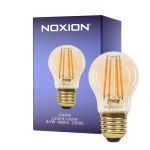 Noxion Lucent Lustre LED E27 Filamento Ambra 4.5W 400lm - 822 Bianco Molto Caldo | Dimmerabile - Sostitutiva 35W