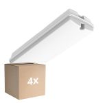 Confezione Multipack 4x Bright Choice Bulkhead LED Bianca 3W 280lm - 830 Luce Calda -  | IP66