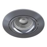 Noxion Incasso Faretti Vision MR16 Inclinabile Grigio | 82mm - Ritaglio 69mm - IP20 - incl. GU10 Attacco 