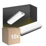 Confezione Multipack 10x Bright Choice Bulkhead LED Nero 3W 280lm - 830 Luce Calda -  | IP66