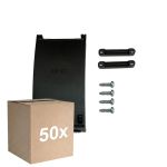 Confezione Multipack 50x Passacavi Junctionbox con Terminal block - Nero - 3 pole (Per Noxion)