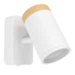 Eglo Luce Da Parete Consuma Bianca, Marrone | Adatto per GU10
