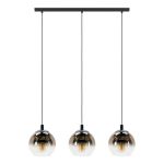 Eglo Luce Pendente Ariscani 1 Acciaio Nero | Adatto per 3x E27