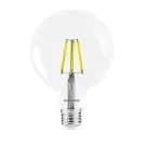 Sylvania ToLEDo Platinum Retro LED Globe 120mm Chiara 4W 840lm - 827 Bianco Molto Caldo | Sostitutiva 60W