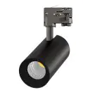 Noxion Luce A Binario LED 3 Fasi Ecowhite Aluminium Nero 30W 2960lm 36D - 830 Luce Calda -  | UGR <19