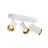 Asto Tube Soffitto Faretti Aluminium Bianca | 3x GU10 Max. 10W - Dimmerabile