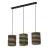 Ledvance Decor Luce Pendente Cilindro Marrone | Adatto per 3x E27