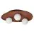 Ledvance Decor Parete e Luce da soffitto Nest Marrone | Adatto per 3x G9