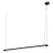 Ledvance LED Luce Pendente Office Line Slab Nero 40W 4100lm - 840 Bianco Freddo | Dimmerabile