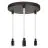 Ledvance Decor Glow Luce Pendente Nero 28W 1400lm - 927 Bianco Molto Caldo | 400mm - Miglior Resa Cromatica