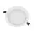 Ledvance Downlight Slim Alu Aluminium Bianca 13W 1300lm 90D - 840 Bianco Freddo | Ritaglio 150 - IP44 - Dali Dimmerabile 