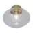 It's about RoMi Luce da soffitto Brussels Vetro Oro | Adatto per 1x E27 