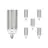 Confezione Multipack 6x Ledvance LED Bulbo HQL LED P E40 90W 13000lm - 840 Bianco Freddo | Sostitutiva 250W
