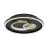 Eglo Parete e Luce da soffitto Tiriolo Acciaio Nero Oro 14W 1800lm - 840 Bianco Freddo | IP20 