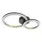 Eglo Luce da soffitto Calliera Acciaio Nero, Ottone 12W 1500lm - 830 Luce Calda -  | Dimmerabile