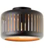 Brilliant Tyas Luce da soffitto Metallo Nero Oro | 270mm - Adatto per 1x E27