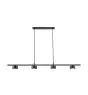 Nordlux Soffitto Faretti Clyde Metallo Nero 16W 1180lm - 827 Bianco Molto Caldo | IP20 - A 3 Livelli Dimmerabile