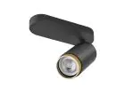 SLV Grip! Aluminium Faretti Nero | Adatto per 1x GU10