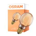Osram Vintage 1906 LED E27 Globe Filamento Oro 80mm 4W 220lm - 818 Bianco Molto Caldo | Dimmerabile - Sostitutiva 22W