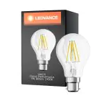 Ledvance Classic Performance LED Bulbo B22d Pera Filamento Chiara 7W 806lm - 827 Bianco Molto Caldo | Dimmerabile - Sostitutiva 60W