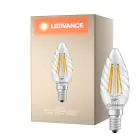 Ledvance Classic LED E14 TWisted Candela Filamento Chiara 3.4W 470lm - 827 Bianco Molto Caldo | Sostitutiva 40W