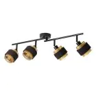 Ledvance Decor Faretti Hornet Soffitto Faretti Nero 4x2.8W - 827 Bianco Molto Caldo | Incl. 4x E14