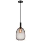 Nordlux Alton Luce Pendente Vetro Nero | Adatto per E27