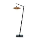 Good&Mojo Lampada da terra Bali Bambù Nero | Adatto per 1x E27 