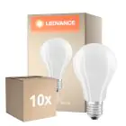 Confezione Multipack 10x Ledvance Classic LED E27 Pera Filamento Ghiaccio 17W 2452lm - 840 Bianco Freddo | Sostitua 150W