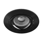 Noxion Incasso Faretti Vision MR16 Inclinabile Nero | 82mm - Ritaglio 69mm - IP20 - incl. GU10 Attacco 