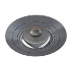 Noxion Incasso Faretti Logic MR16 Inclinabile Grigio | 92mm - Ritaglio 80mm - IP20 - incl. GU10 Attacco 
