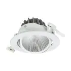 Philips Faretti LED Greenspace Accent Cardanic Aluminium Bianca 24W 2700lm 36D - 930 Luce Calda -  | 163mm - IP20 - Miglior Resa Cromatica - Interact Dimmerabile