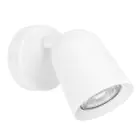 Eglo Luce Da Parete Camaldoli Acciaio Bianca | Adatto per GU10